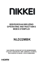 Preview for 1 page of Nikkei NLD22MBK Operating Instructions Manual