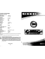 Предварительный просмотр 4 страницы Nikkei NMC 10 Manual