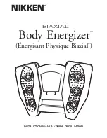 Nikken Biaxial Body Energizer Instruction Manual preview