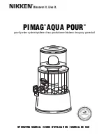 Preview for 1 page of Nikken Pimag Aqua Pour Operating Manual