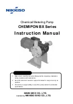 NIKKISO CHEMIPON BX Series Instruction Manual preview