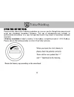 Preview for 8 page of Nikko Stirling NSLRF501 User Manual – Operating Manual