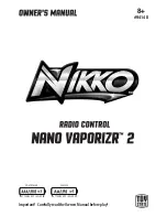 Preview for 1 page of Nikko 94140 Owner'S Manual