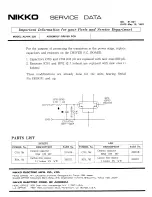 Preview for 17 page of Nikko ALPHA 220 Service Manual