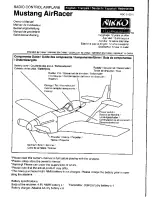 Preview for 11 page of Nikko Mustang AirRacer Quick Start Manual