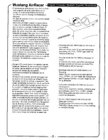 Preview for 19 page of Nikko Mustang AirRacer Quick Start Manual