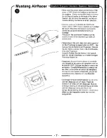 Preview for 20 page of Nikko Mustang AirRacer Quick Start Manual