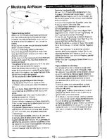 Preview for 32 page of Nikko Mustang AirRacer Quick Start Manual