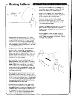 Preview for 34 page of Nikko Mustang AirRacer Quick Start Manual