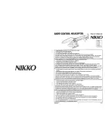 Предварительный просмотр 1 страницы Nikko ST 57700 Owner'S Manual