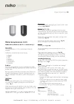 Niko-Servodan 350-20058 User Manual preview