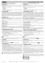 Предварительный просмотр 1 страницы Niko 004-44600 Quick Start Manual
