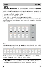 Preview for 31 page of Niko 05-09600 Quick User Manual