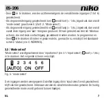 Preview for 7 page of Niko 05-206 Manual