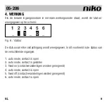 Предварительный просмотр 9 страницы Niko 05-206 Manual