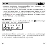 Предварительный просмотр 17 страницы Niko 05-206 Manual