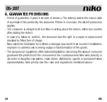 Preview for 34 page of Niko 05-207 Manual