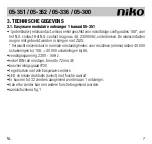 Предварительный просмотр 7 страницы Niko 05-300 Manual