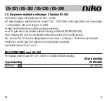 Предварительный просмотр 9 страницы Niko 05-300 Manual