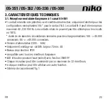 Preview for 23 page of Niko 05-300 Manual