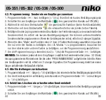 Preview for 44 page of Niko 05-300 Manual