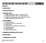 Preview for 52 page of Niko 05-300 Manual