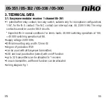 Preview for 55 page of Niko 05-300 Manual
