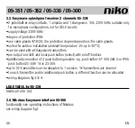 Preview for 58 page of Niko 05-300 Manual