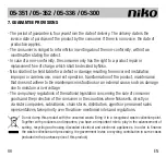 Preview for 66 page of Niko 05-300 Manual