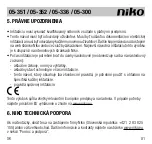 Preview for 81 page of Niko 05-300 Manual
