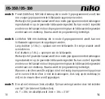 Предварительный просмотр 10 страницы Niko 05-338 Manual