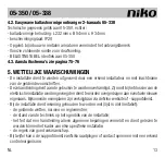 Предварительный просмотр 13 страницы Niko 05-338 Manual