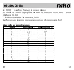 Предварительный просмотр 59 страницы Niko 05-338 Manual