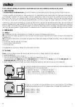 Preview for 1 page of Niko 05-362 User Manual