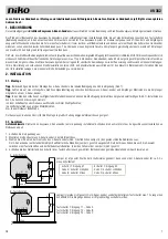 Preview for 7 page of Niko 05-362 User Manual