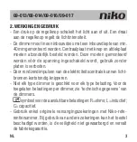 Preview for 5 page of Niko 09-013 Manual