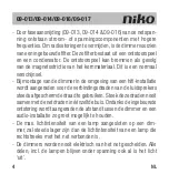 Preview for 6 page of Niko 09-013 Manual