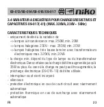 Preview for 25 page of Niko 09-013 Manual