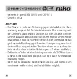 Preview for 40 page of Niko 09-013 Manual