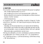 Предварительный просмотр 41 страницы Niko 09-013 Manual