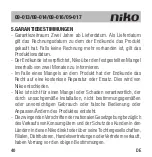 Preview for 42 page of Niko 09-013 Manual