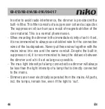 Preview for 48 page of Niko 09-013 Manual