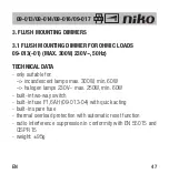 Preview for 49 page of Niko 09-013 Manual