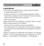 Preview for 55 page of Niko 09-013 Manual