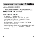 Preview for 63 page of Niko 09-013 Manual