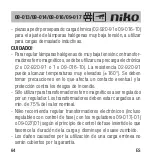 Preview for 66 page of Niko 09-013 Manual