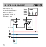 Предварительный просмотр 78 страницы Niko 09-013 Manual