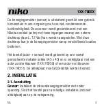 Предварительный просмотр 5 страницы Niko 1-7805 Series User Manual