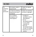 Preview for 28 page of Niko 1-7805 Series User Manual