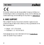 Preview for 34 page of Niko 1-7805 Series User Manual